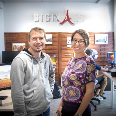 Anne-Laure et Yoan Fanise, co-fondateurs de DigixArt